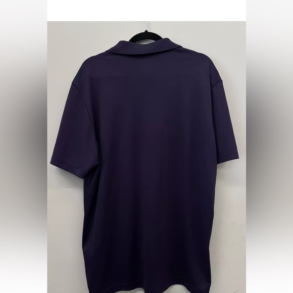 Men's XL Pinehurst 1895 Adidas Golf Polo Shirt w Staff Logo Purple - Picture 6 of 6